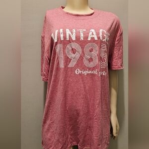 Vintage America Men's Pink Graphic Tee